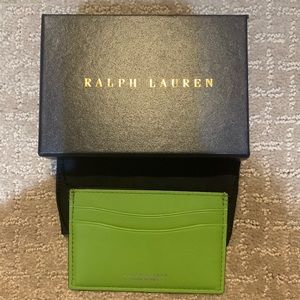 Ralph Lauren credit card holder - green